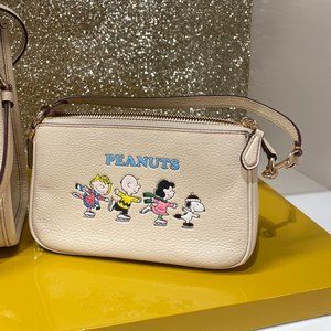 NWT Coach X Peanuts Nolita 19 With Snoopy And Friends Motif